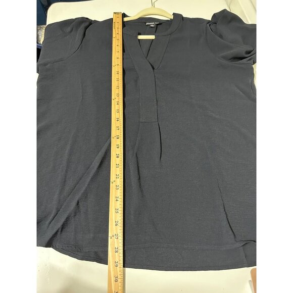 Zac & Rachel Women's Black Pleated Blouse Plus Size 1X NWT - Picture 6 of 7